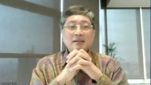 Direktur Utama BTPN Ongki W. Dana (Tangkapan Layar Webinar)