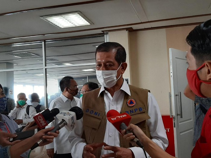 Ketua Satgas Penanganan COVID-19, Doni Monardo di kompleks DPR, Senayan, Jakarta, Kamis (3/9/2020).