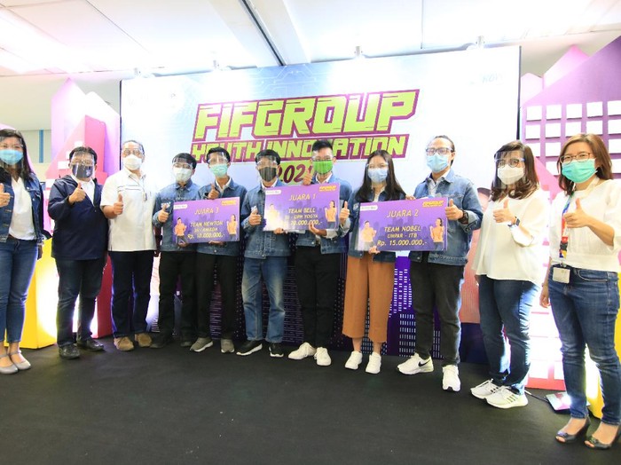 FIFGROUP Beri Penghargaan 18 Top Mahasiswa Indonesia FIFGROUP kembali menggelar kompetisi tahunan FIFGROUP Youth Innovation yang diberikan
kapada mahasiswa berprestasi.