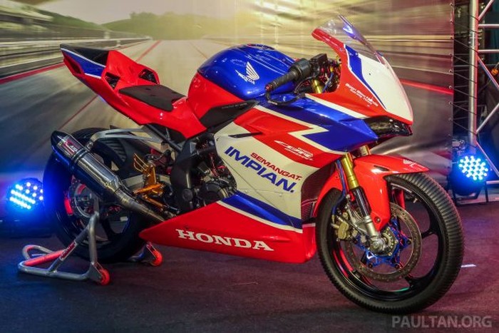 Honda CBR250RR versi balap diperkenalkan di Malaysia
