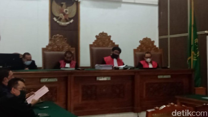 Jaksa meminta majelis hakim menolak eksepsi atau nota keberatan yang disampaikan terdakwa Ruslan Buton (Zunita Amalia/detikcom)