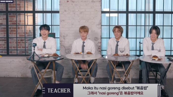 NCT cicip makanan Indonesia