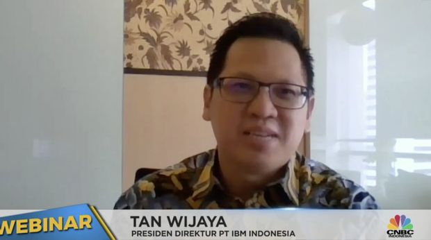 Presiden Direktur IBM Indonesia Tan Wijaya (Tangkapan Layar Webinar)
