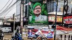 Spanduk Habib Rizieq Bertebaran di Jakarta
