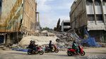 Terkini! Suasana Lokasi Ruko Roboh di Gambir Jakpus