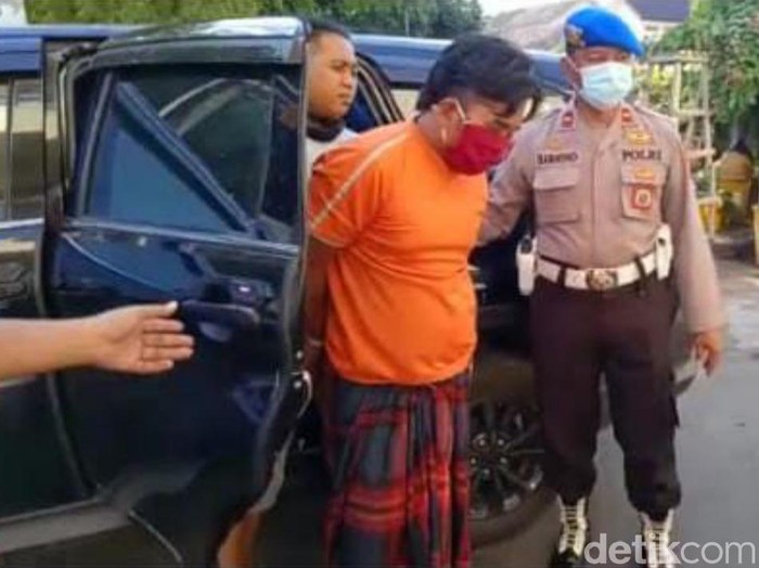 Tersangka Z saat diamankan