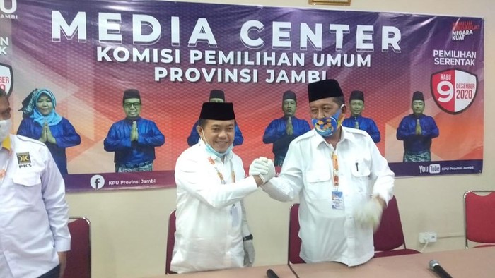 Bupati Merangin daftar Pilkada Jambi (Ferdi-detikcom)