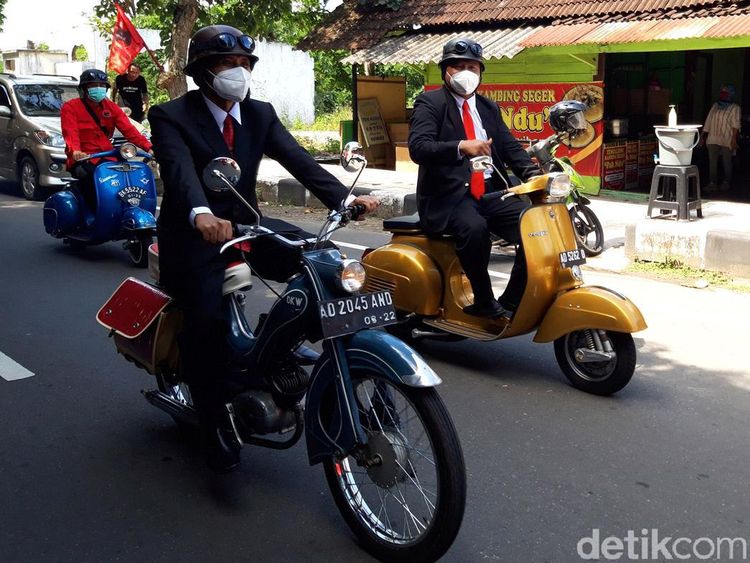 Balon Boyolali Ini Daftar Pilkada Naik Motor Klasik Lho