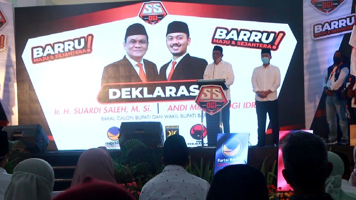 Deklarasi Suardi Saleh-Andi Mirza Riogi.