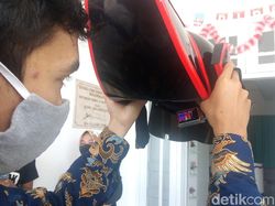 Bukan Gundala, Ini Helm Canggih Pendeteksi Suhu Tubuh