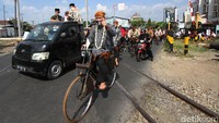 Berangkat pukul 14.00 WIB, mereka akan melewati rute sekitar 5 kilometer.