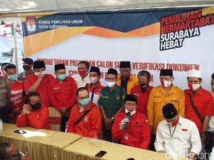 Dukung Eri-Armuji, 6 Partai Nonparlemen di Surabaya Merapat ke PDIP