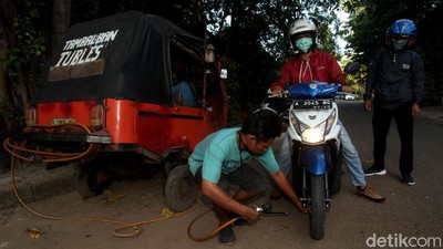 Bajaj Ini Dirombak Jadi Tambal Ban Gaes