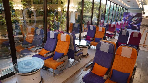Thai Airways Buka Resto dengan Konsep Pesawat