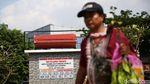 Begini Foto Tugu Peti Mati Ingatkan Bahaya COVID-19