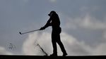 Aksi Pemain Golf di Turnamen Spanyol