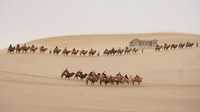 Gurun Gobi terletak di daratan China dan Mongolia. Luas gurun ini mencapai 1,29 juta km². Getty Images/Lintao Zhang  