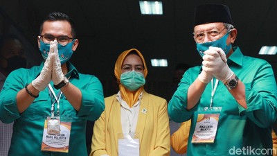 Airin Kawal Benyamin-Pilar Saga Daftar Calon Wali Kota ke KPU Tangsel