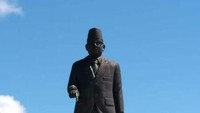 Patung Bung Hatta jadi simbol perjuangan dalam merintis kemerdekaan di kamp konsentrasi Boven Digoel.