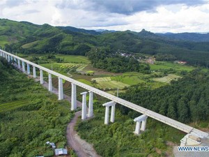 Video China Bangun Jalur Kereta Super Cepat Rel Ganda