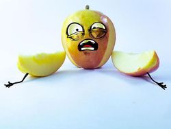 Kreatif! Doodle Buah-buahan yang Dramatis dan Lucu