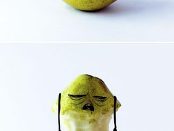 Kreatif! Doodle Buah-buahan yang Dramatis dan Lucu