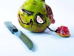 Kreatif! Doodle Buah-buahan yang Dramatis dan Lucu