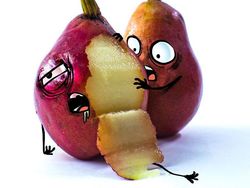 Kreatif! Doodle Buah-buahan yang Dramatis dan Lucu