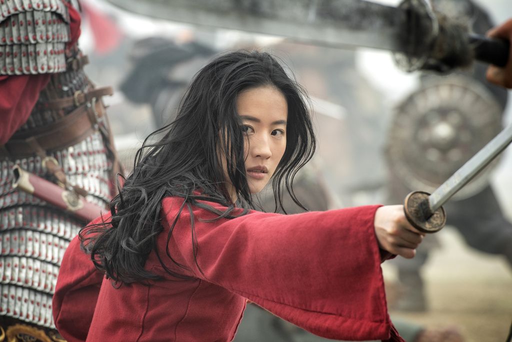 This image released by Disney shows Yifei Liu in the title role of 