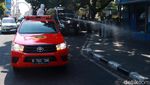 Masjid Raya dan Jalan Protokol Bandung Disemprot Disinfektan