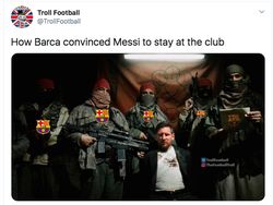 Meme Messi Terima Piala Oscar Gegara Bertahan di Barcelona