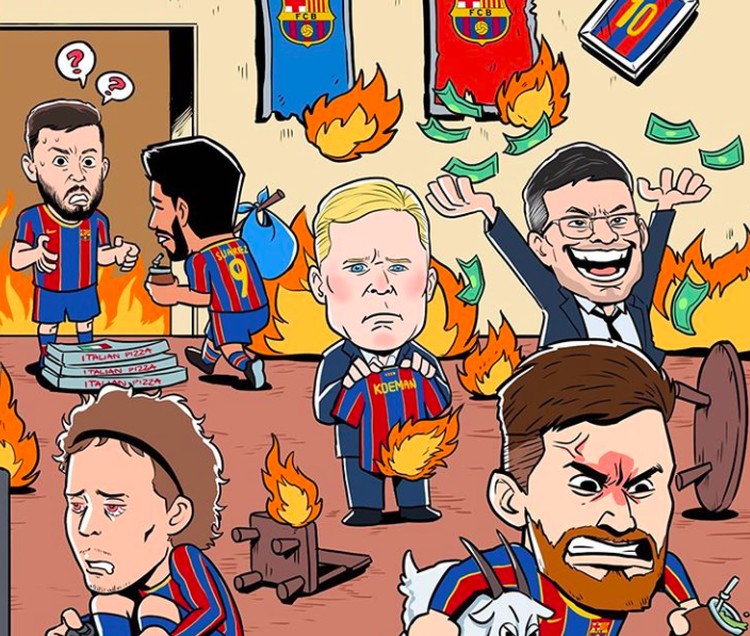 Messi bertahan Messi bertahan