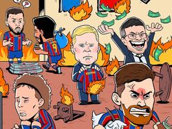 Meme Messi Terima Piala Oscar Gegara Bertahan di Barcelona