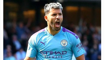 Sedangkan fans City ini menilai klubnya tak butuh Messi, sudah ada Aguero. Foto: istimewa