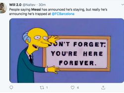 Meme Messi Terima Piala Oscar Gegara Bertahan di Barcelona
