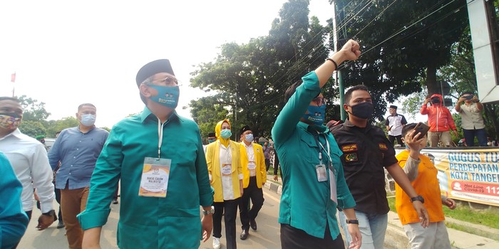 Pasangan Cawalkot dan Calon Wawalkot Tangerang Selatan