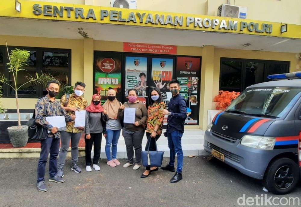 Pihak keluarga dan tim advokasi melapor ke Propam Polri dan Komnas HAM terkait kasus Hendri tewas dengan kepala dibungkus plastik (dok. Istimewa)