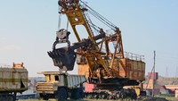 Pada tahun 2014 Mir Mine sudah menghasilkan enam juta karat berlian dari serangkaian bawah tanahnya.(Getty Images/iStockphoto)