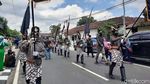Aksi Silat Antarkan Jagoan Gerindra-PKB-PPP Daftar Pilkada Sleman