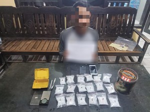 Simpan Sabu dalam Kaleng Kue, Dua Pengedar di Palu Ditangkap Polisi