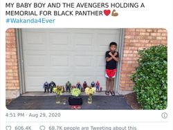 Mengharukan, Potret Anak-anak Beri Penghormatan ke Black Panther
