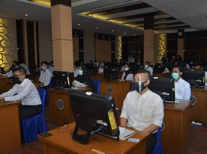 Di Bandung, Tes SKB CPNS ESDM Digelar dengan Protokol Kesehatan Ketat
