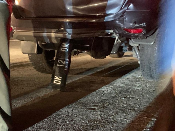 Mobil terduga pelaku tabrak lari di Serpong Tangsel
