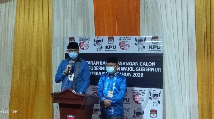 Mulyadi-Ali Mukhni daftar Pilgub Sumbar