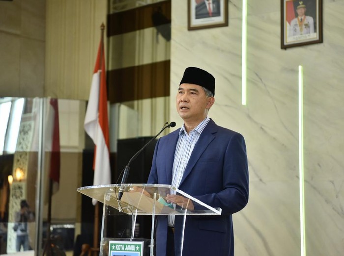 Wali Kota Jambi sekaligus Bacalon Gubernur Jambi, Syarif Fasha.