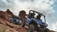 Mobil offroad ini ditenagai oleh mesin 1.000 cc. Mobil Yamaha ini akan menjadi rangkaian produk kendaraan rekreasi ROV (Recreational Off-highway Vehicles).Foto: Yamaha