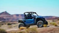 Mobil offroad Wolverine RMAX-1000 memiliki tampilan yang gagah khas mobil offroad. Tampilannya sarat akan kesan petualangan..Foto: Yamaha