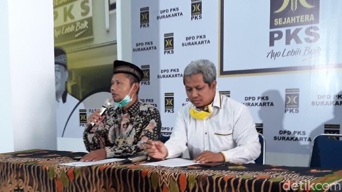 Asih Sunyoto dan Abdul Ghofar, pimpinan PKS Solo