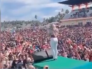 Konser Deklarasi Cabup Pohuwato Diwarnai Klaim Rekomendasi Gugus Tugas