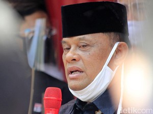 Senyum Gatot di Deklarasi KAMI Jabar yang Sempat Dibatalkan 2 Kali